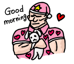 Macho man of mind sticker #6896592