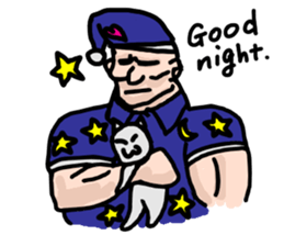 Macho man of mind sticker #6896593