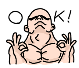 Macho man of mind sticker #6896594