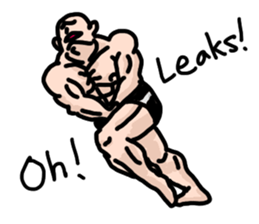 Macho man of mind sticker #6896597