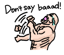 Macho man of mind sticker #6896599