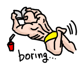 Macho man of mind sticker #6896600