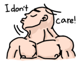 Macho man of mind sticker #6896602