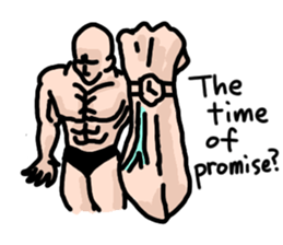 Macho man of mind sticker #6896603