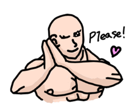 Macho man of mind sticker #6896604