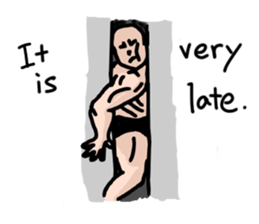 Macho man of mind sticker #6896606