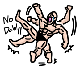 Macho man of mind sticker #6896609