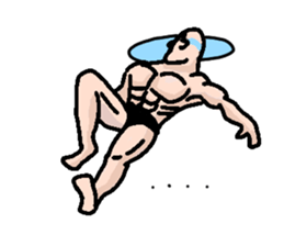 Macho man of mind sticker #6896610