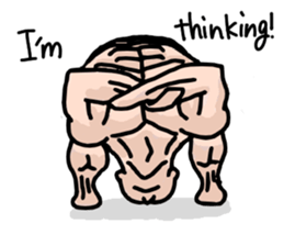 Macho man of mind sticker #6896612