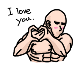 Macho man of mind sticker #6896614