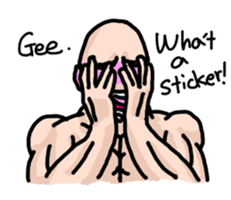 Macho man of mind sticker #6896615