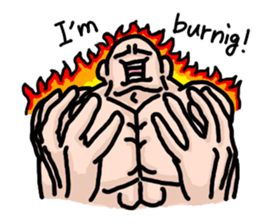 Macho man of mind sticker #6896617