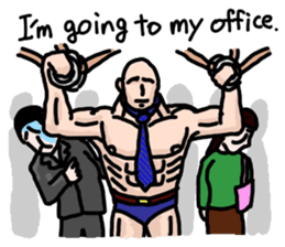 Macho man of mind sticker #6896618