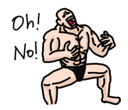 Macho man of mind sticker #6896619