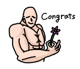 Macho man of mind sticker #6896620