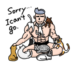 Macho man of mind sticker #6896626