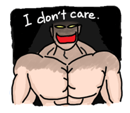 Macho man of mind sticker #6896628