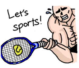 Macho man of mind sticker #6896629