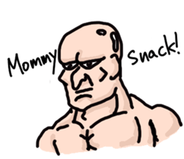 Macho man of mind sticker #6896631