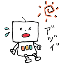 Kind robot sticker #6896732