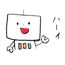 Kind robot sticker #6896743