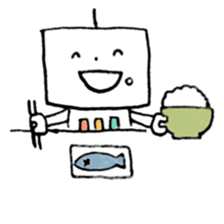 Kind robot sticker #6896747