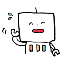 Kind robot sticker #6896749