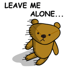 A girl with a red ribbon 2 'English' sticker #6896815