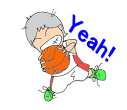 Kids basket ball MBC 01 sticker #6896952
