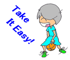 Kids basket ball MBC 01 sticker #6896957