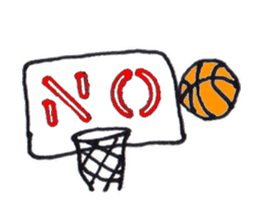Kids basket ball MBC 01 sticker #6896959