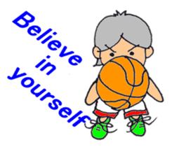 Kids basket ball MBC 01 sticker #6896962