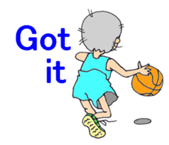 Kids basket ball MBC 01 sticker #6896973