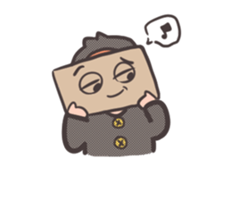 The shy boy sticker #6897595