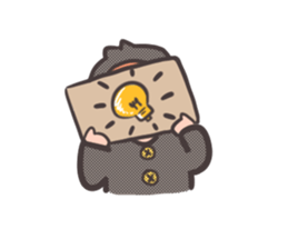 The shy boy sticker #6897605