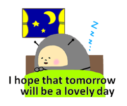 Positive pill bug(English) sticker #6897797