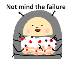 Positive pill bug(English) sticker #6897807
