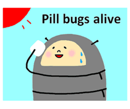 Positive pill bug(English) sticker #6897826