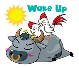 Once in a busy day by Kanomko sticker #6897833