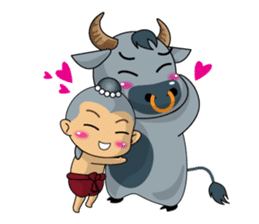 Once in a busy day by Kanomko sticker #6897834