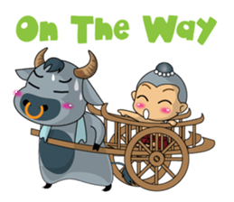 Once in a busy day by Kanomko sticker #6897851