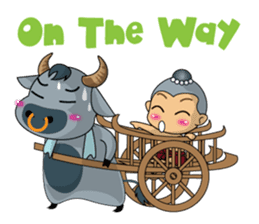 Once in a busy day by Kanomko sticker #6897851
