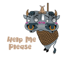 Once in a busy day by Kanomko sticker #6897859