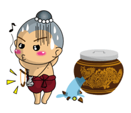 Once in a busy day by Kanomko sticker #6897862