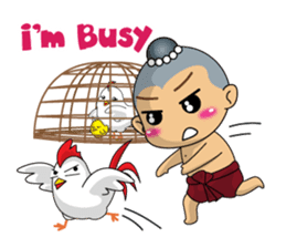 Once in a busy day by Kanomko sticker #6897863