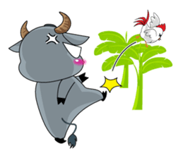 Once in a busy day by Kanomko sticker #6897864