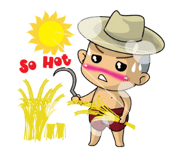 Once in a busy day by Kanomko sticker #6897866