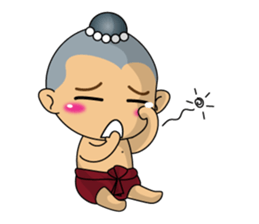 Once in a busy day by Kanomko sticker #6897869