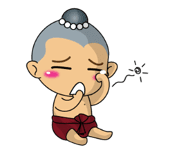 Once in a busy day by Kanomko sticker #6897869