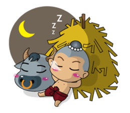 Once in a busy day by Kanomko sticker #6897870